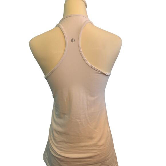 Lululemon Size 8 Cool Racerback Tank Flowabunga Pineapple White EUC! Rare! - Picture 3 of 5